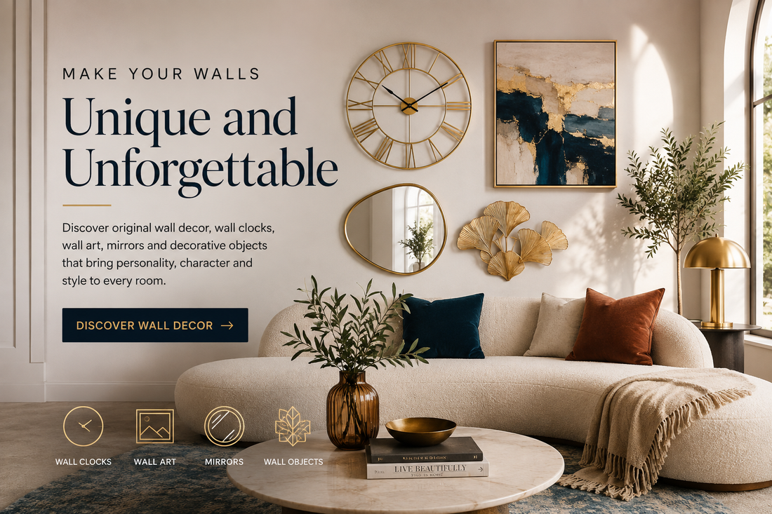 Make your walls original and unforgettable.