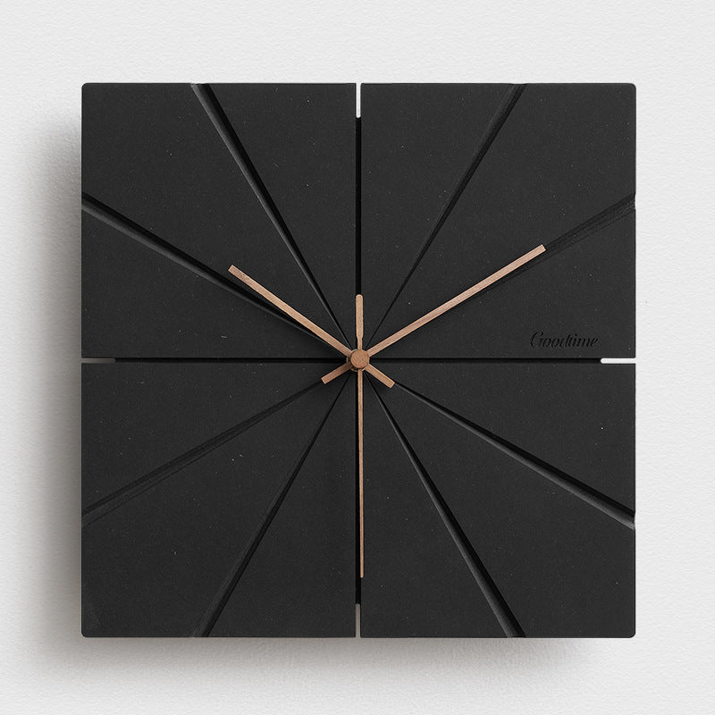 Modern Minimalist American Wall Clock for Home Decor