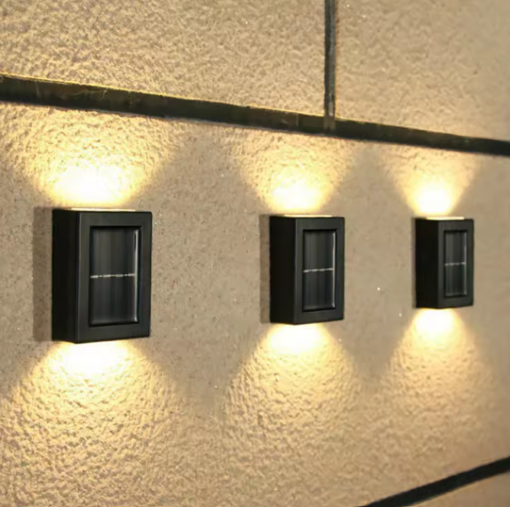Applique Murale Solaire LED Extérieure – Lumière Moderne pour Jardin et Clôture