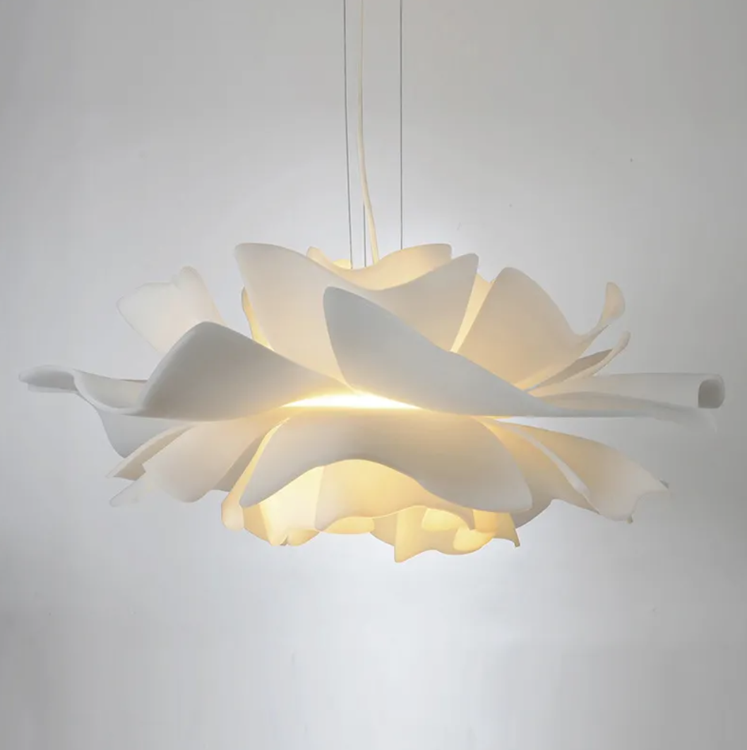 Modern Nordic Flower Pendant Lamp – Floral LED Hanging Light for Dining Room & Restaurant