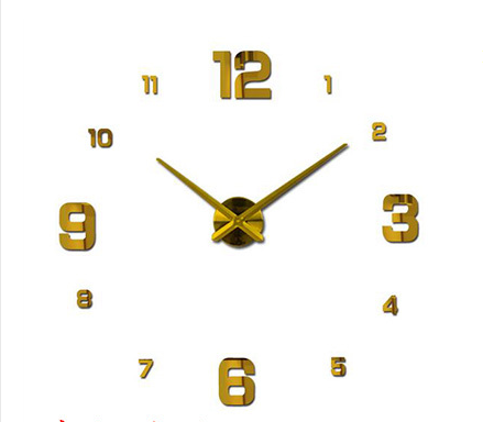 Artistic Wall Clock – Modern Living Room Décor Timepiece