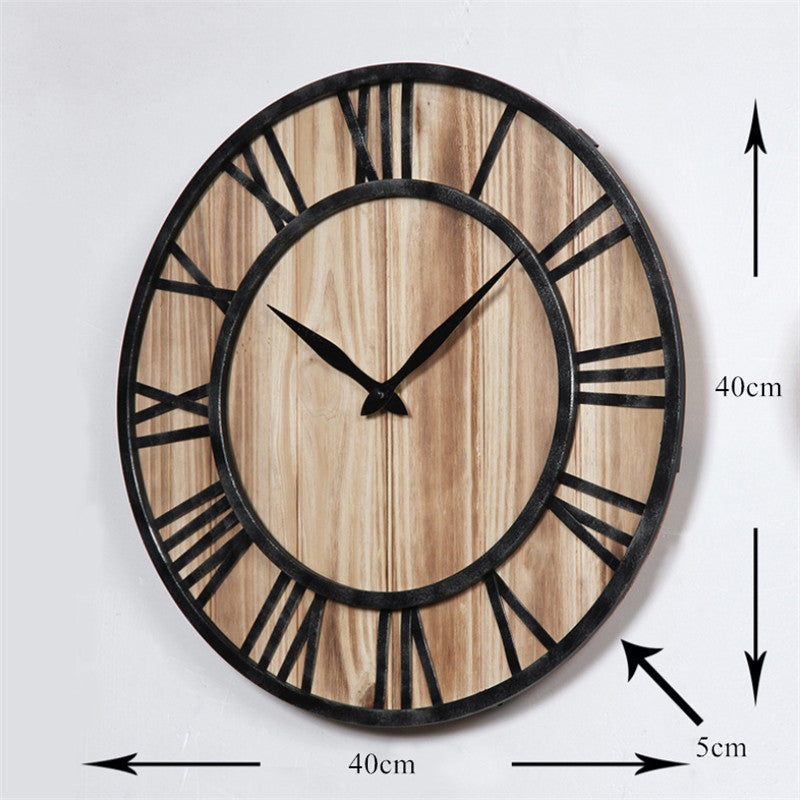 Decorative Wall Clock with Wall Stickers – Modern Home Decor