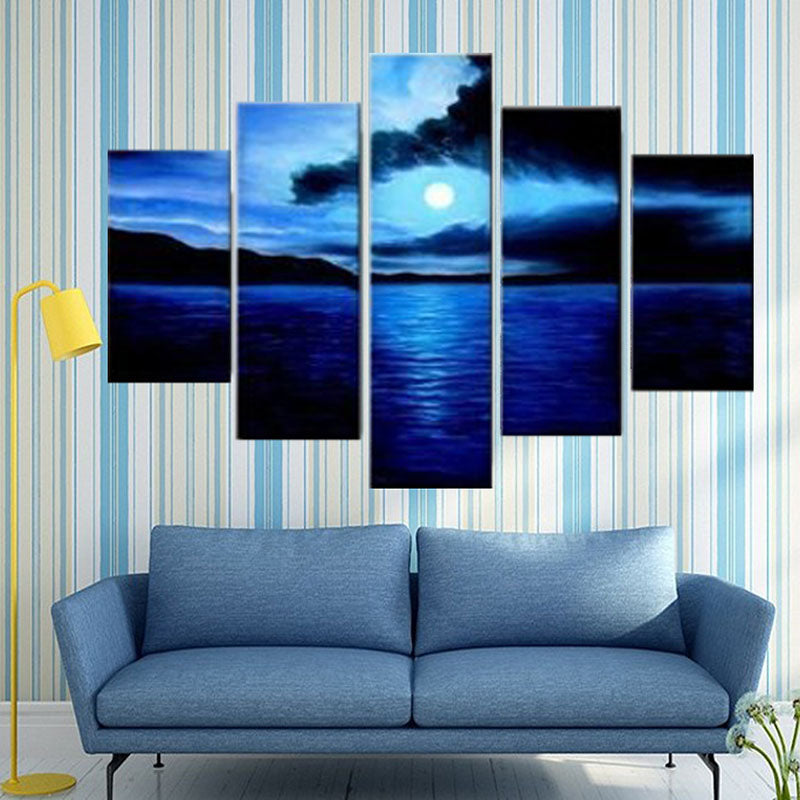 DIY Sunrise Wall Decor – Sofa Background Panel Art