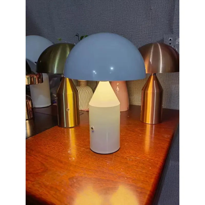 Post-Modern Mushroom Desk Lamp – Unique LED Table Light for Bedroom & Office Decor