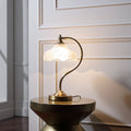 Lampada da tavolo in rame stile americano – Luce decorativa da comodino per camera da letto e soggiorno