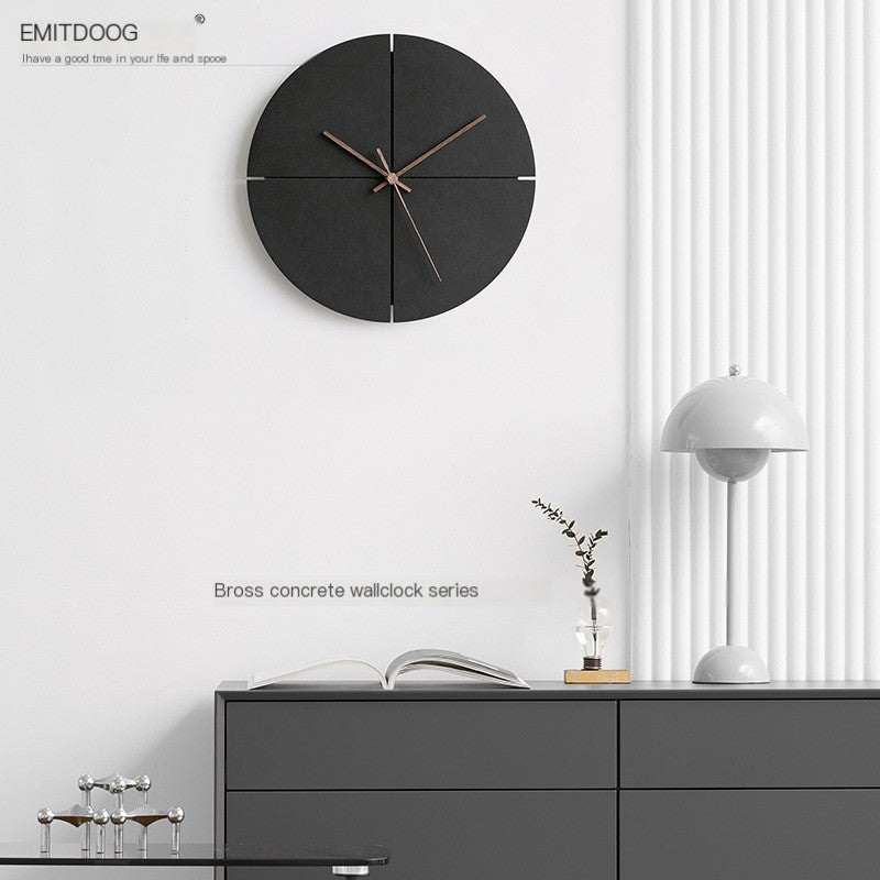 Modern Minimalist American Wall Clock for Home Decor