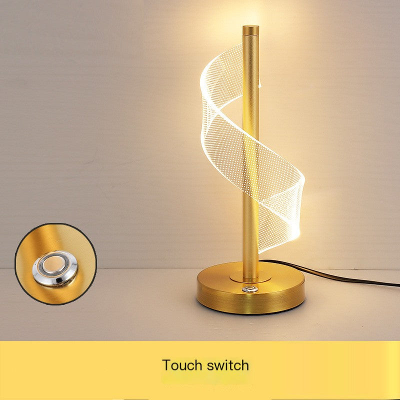 Modern Minimalist Acrylic LED Table Lamp – Elegant Desk Light for Home & Office