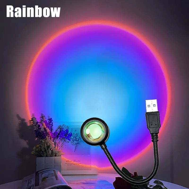 Lampada Solare a LED a 7 Colori a Efficienza Energetica