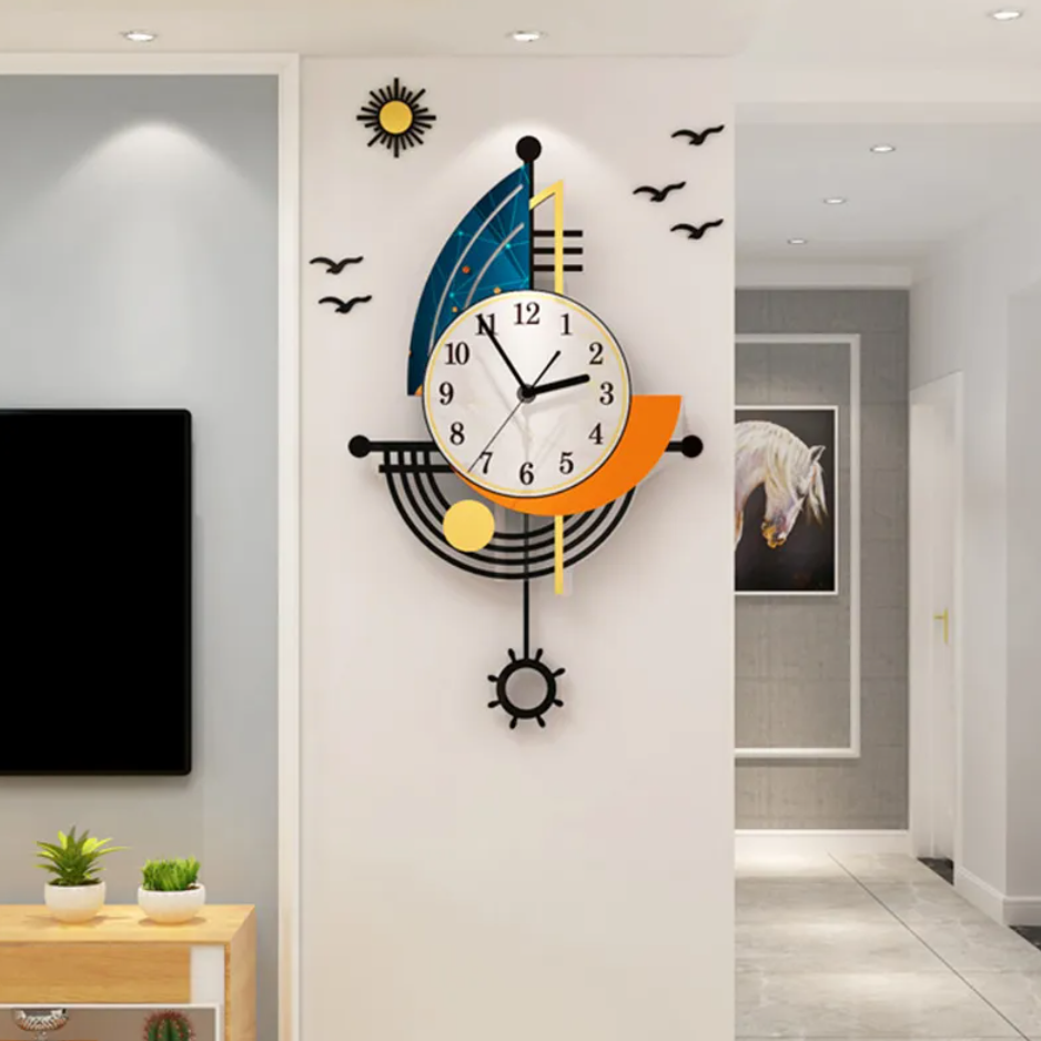 Luxury Wall Clock – Premium Living Room Decor