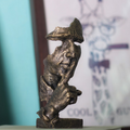 Silent is Golden – Abstract Resin Figurine for Home Decor