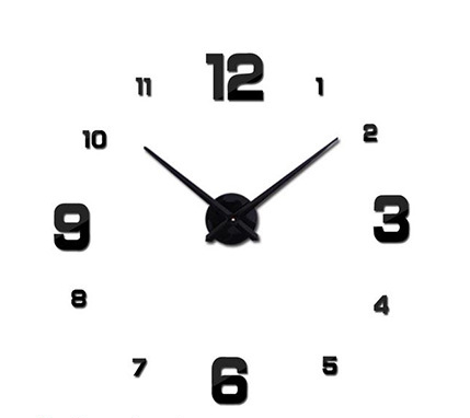 Artistic Wall Clock – Modern Living Room Décor Timepiece