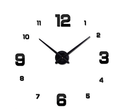 Artistic Wall Clock – Modern Living Room Décor Timepiece