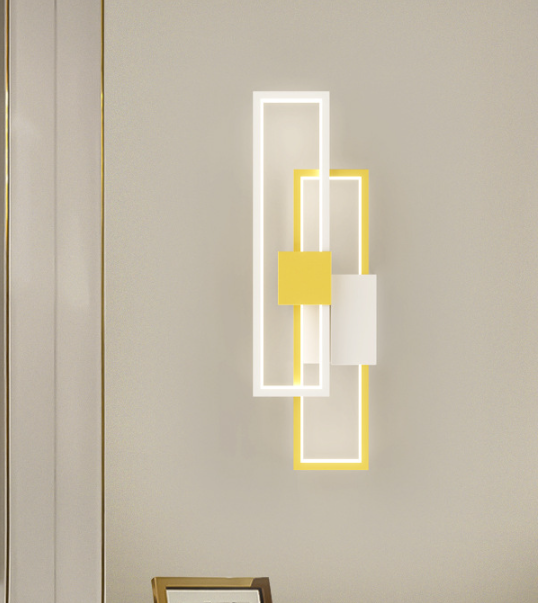 Modern Minimalist Aluminum Wall Lamp – Dimmable Indoor LED Sconce 220V