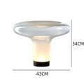 Lampada da tavolo di design italiano in vetro – Lume da comodino di lusso per un arredamento elegante