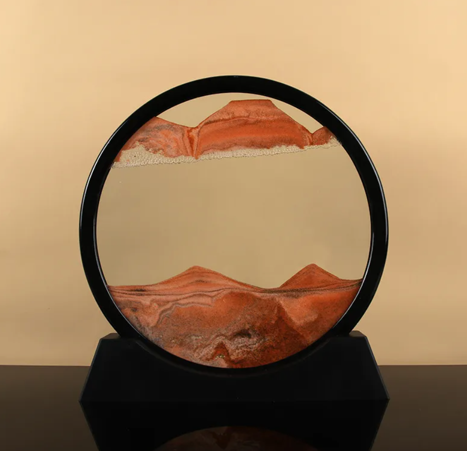 Wüstenquarzsanduhr Bewegungs-Kunst Dekoration  