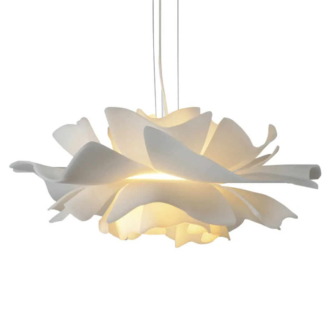 Modern Nordic Flower Pendant Lamp – Floral LED Hanging Light for Dining Room & Restaurant