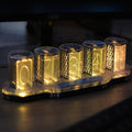 Orologio da tavolo digitale a LED RGB Neon Tube – Orologio digitale a LED moderno per la decorazione della scrivania