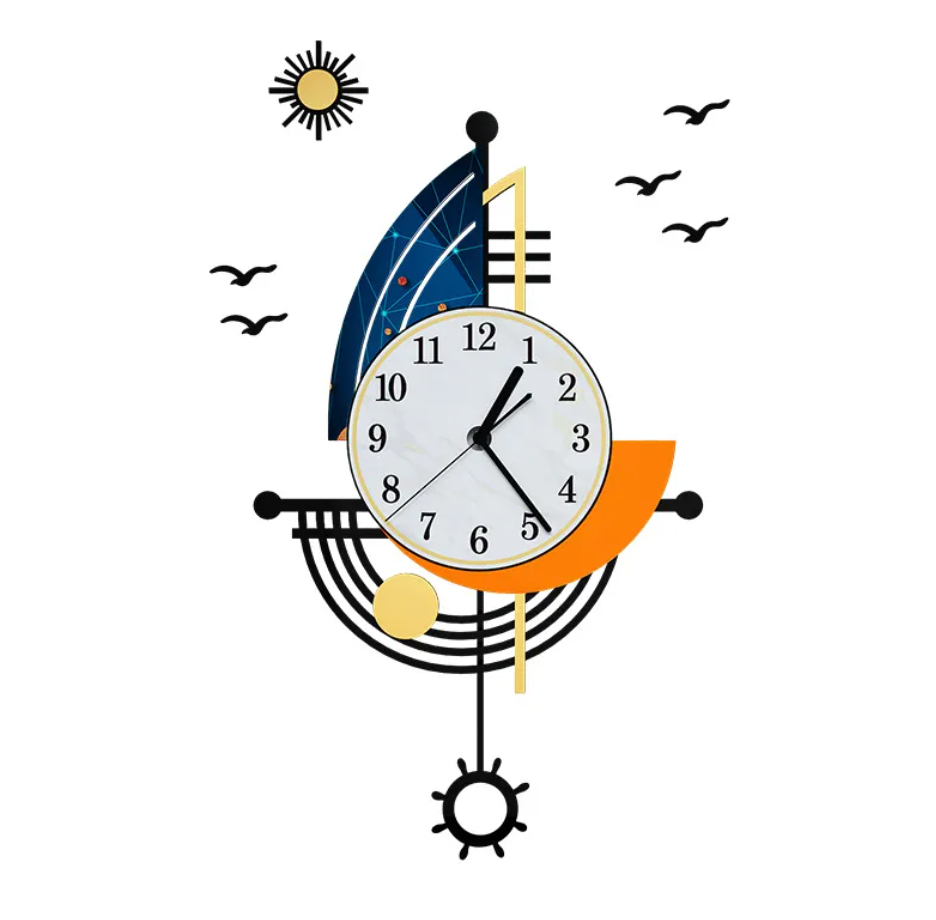 Luxus Wanduhr – Premium Wohnzimmerdekoration
