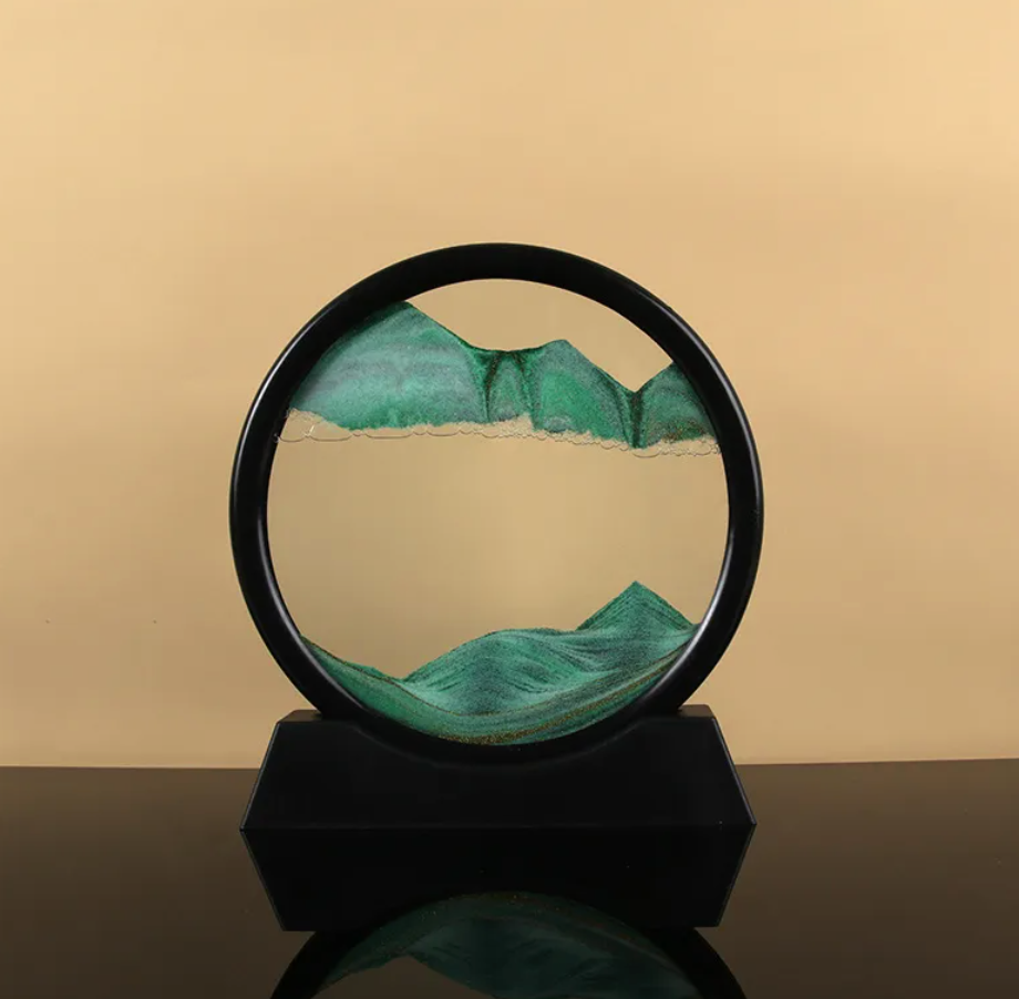 Wüstenquarzsanduhr Bewegungs-Kunst Dekoration  