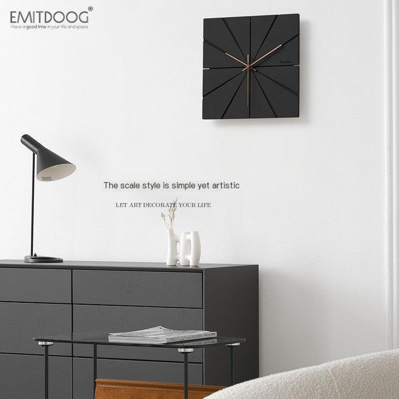 Modern Minimalist American Wall Clock for Home Decor