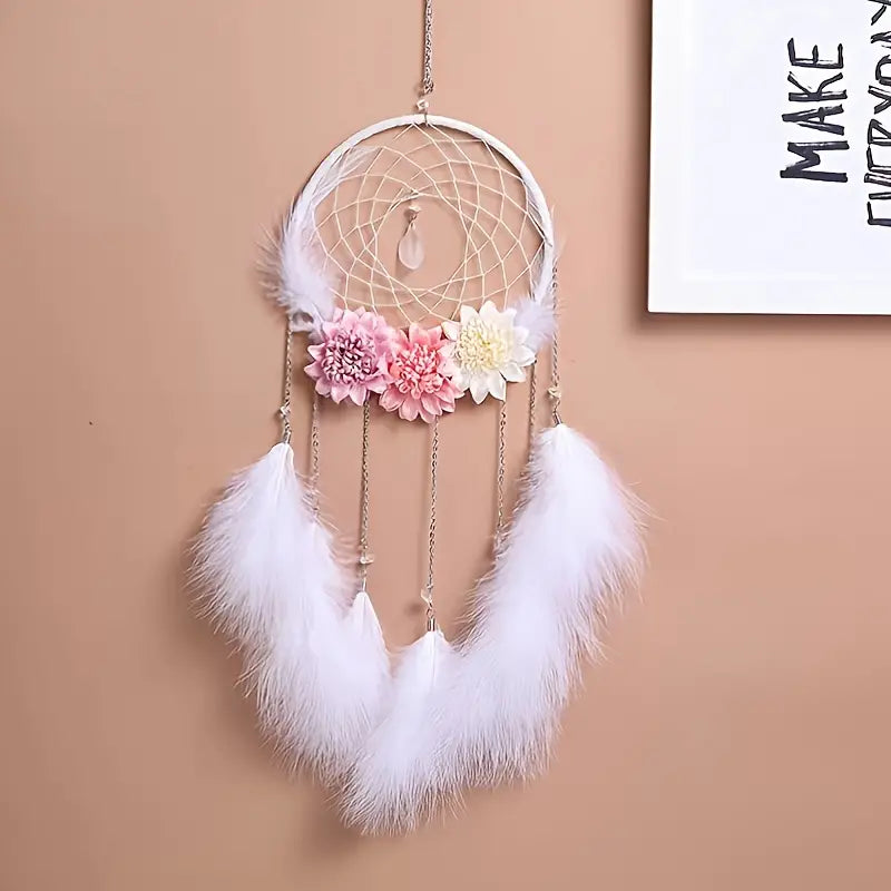 Attrape-rêves décoratif avec plumes pour la maison