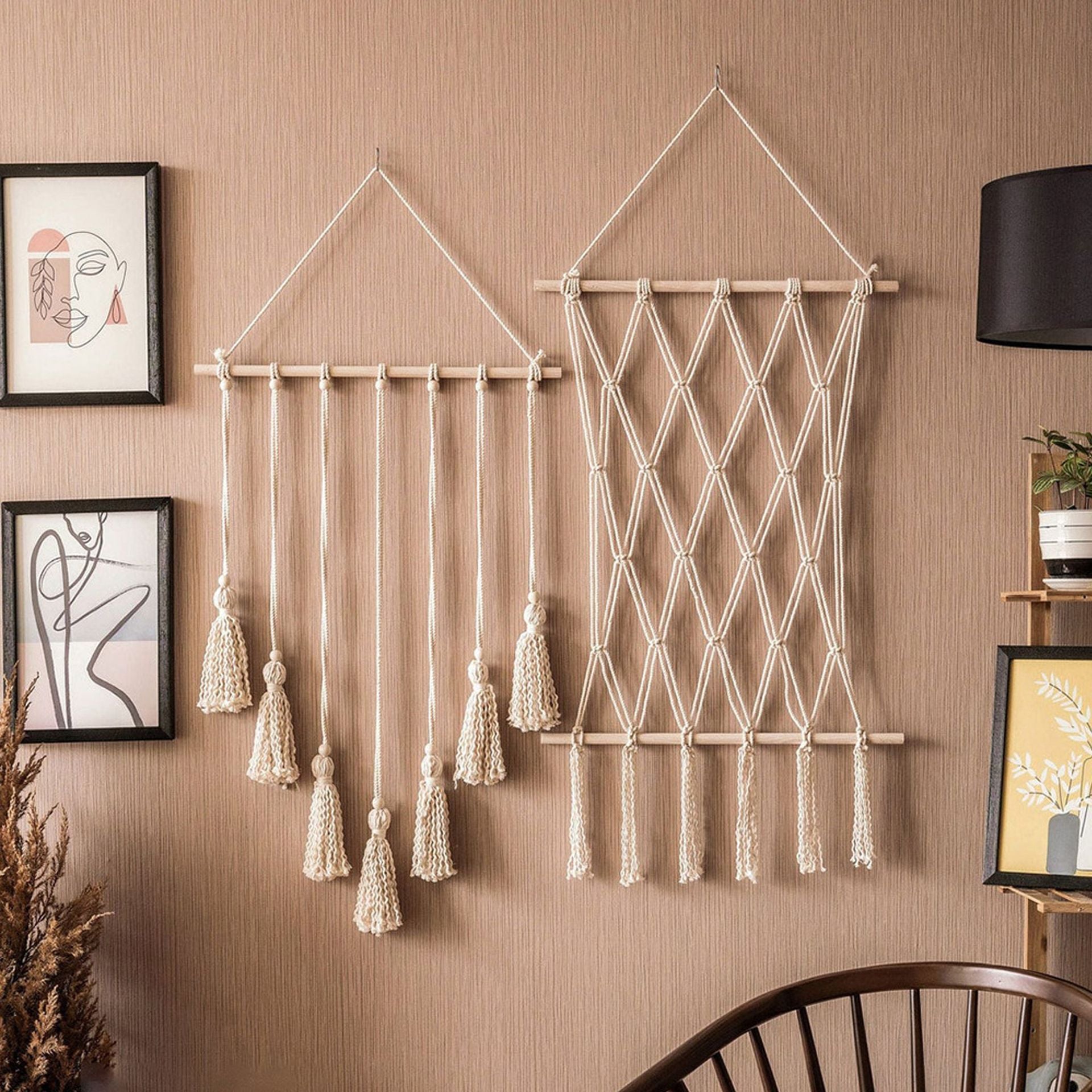 Nordic Style Handmade Woven Tapestry Wall Decor