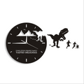 Mirror Dinosaur Wall Clock – Acrylic Cartoon Clock for Kids & Home