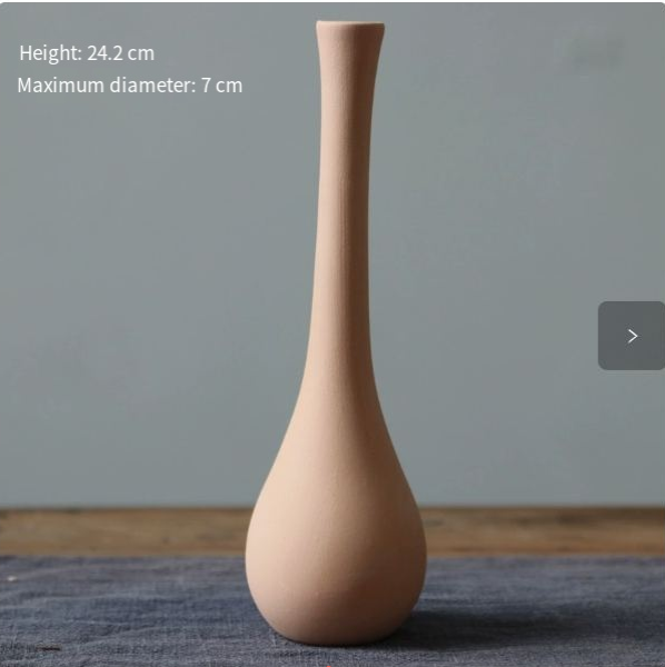 Minimalist Nordic Ceramic Vase – Elegant Home Decor
