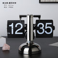 Orologio a Scatto Automatico Minimalista con Pagine – Orologio Moderno da Scrivania e da Parete per Arredamento Domestico