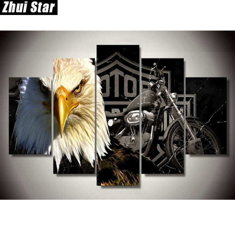 Eagle Bike DIY Wall Art