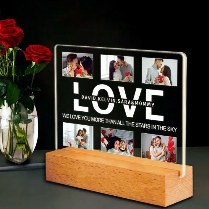 Luce Notturna Creativa per Anniversario Domestico