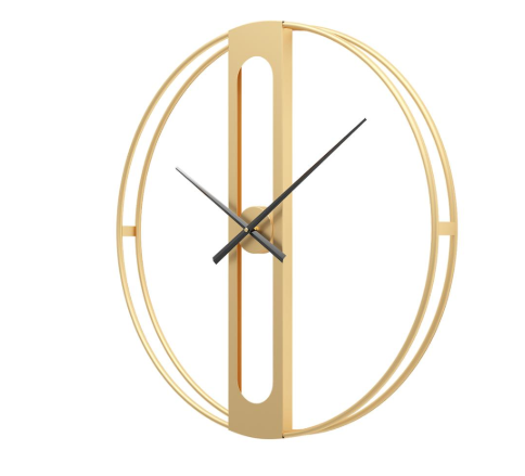 Orologio da parete rotondo moderno minimalista in metallo per soggiorno