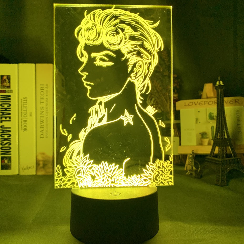 Veilleuse LED 3D en acrylique avec télécommande