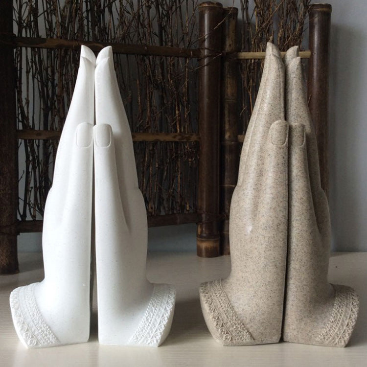 Modern prayer hand sculptures for contemporary home decor, elegant and minimalist design