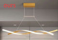 Lampadario di lusso minimalista per bar – Moderna lampada a sospensione a LED per bar, cucina e sala da pranzo
