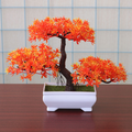Decorative Artificial Bonsai Plant – Faux Tree for Desk & Shelf