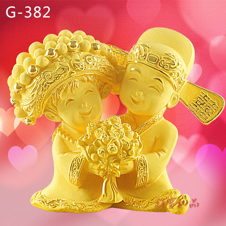 Gold 999 Purity Decorative Figurine
