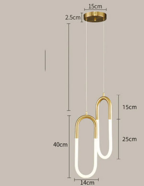 Lampe de chevet élégante de style européen à tête unique