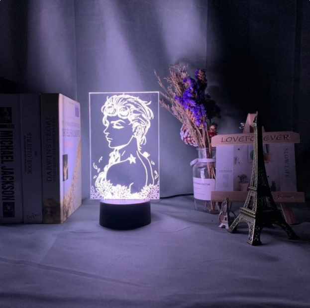 Veilleuse LED 3D en acrylique avec télécommande