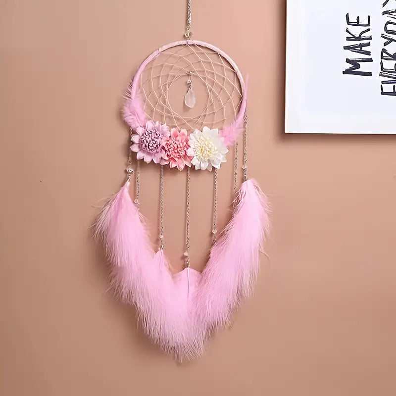 Attrape-rêves décoratif avec plumes pour la maison