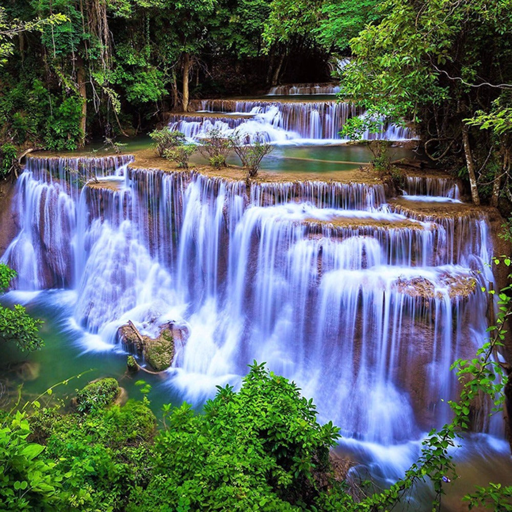 Cascade Scenery Diamond Art