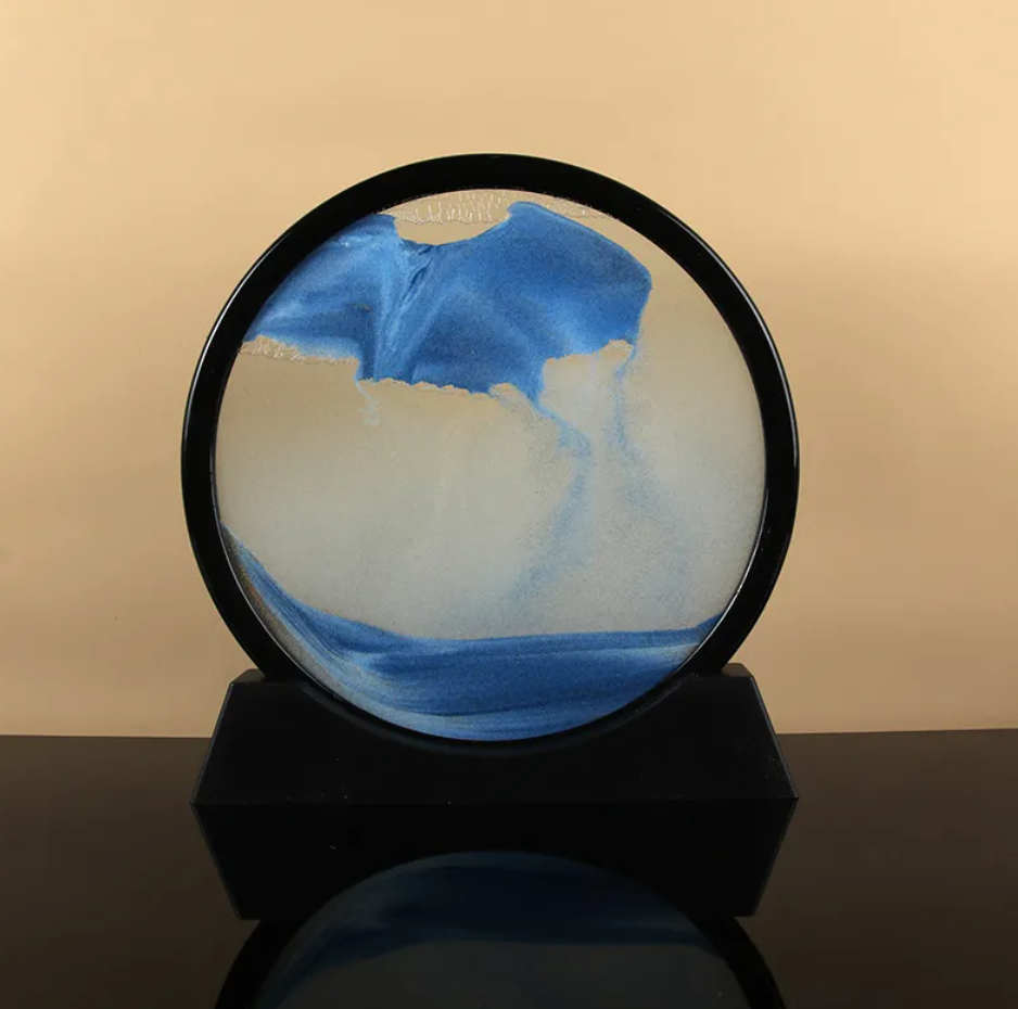 Wüstenquarzsanduhr Bewegungs-Kunst Dekoration  