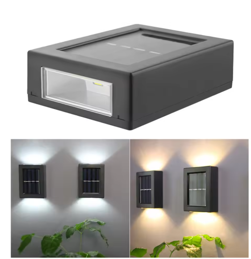 Applique Murale Solaire LED Extérieure – Lumière Moderne pour Jardin et Clôture