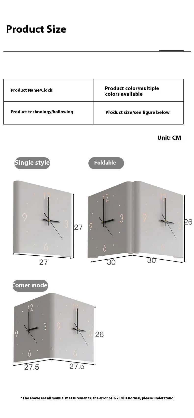 Wanduhr für das Wohnzimmer
