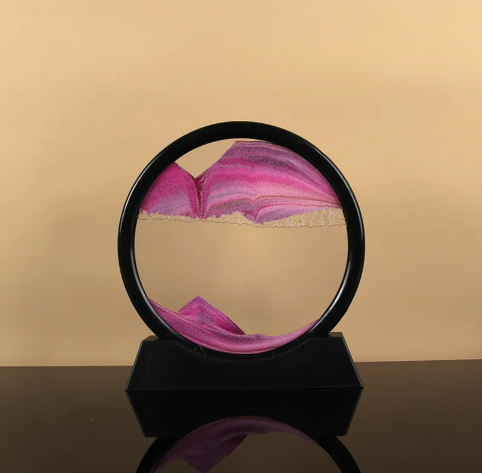 Wüstenquarzsanduhr Bewegungs-Kunst Dekoration  