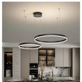 Lampadario Rotondo Moderno Minimalista – Plafoniera LED Creativa per Soggiorno e Sala da Pranzo