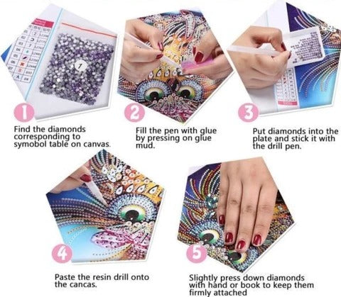 5D Mandala Diamond Painting Kit – DIY Wall Art for Home Decor