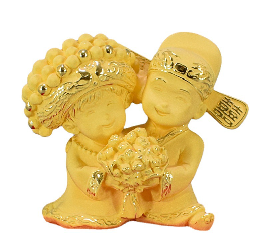Gold 999 Purity Decorative Figurine