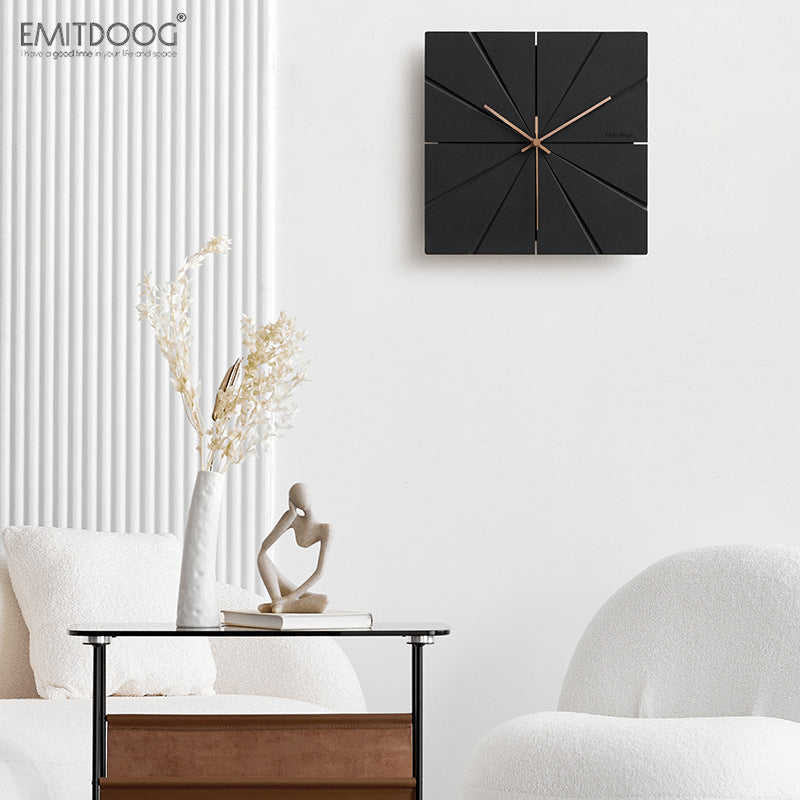 Modern Minimalist American Wall Clock for Home Decor