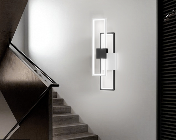 Modern Minimalist Aluminum Wall Lamp – Dimmable Indoor LED Sconce 220V